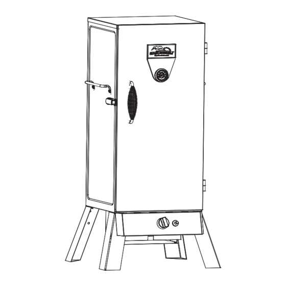 masterbuilt propane smoker parts diagram