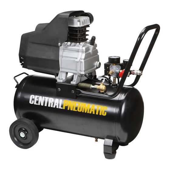 central pneumatic 21 gallon air compressor parts diagram