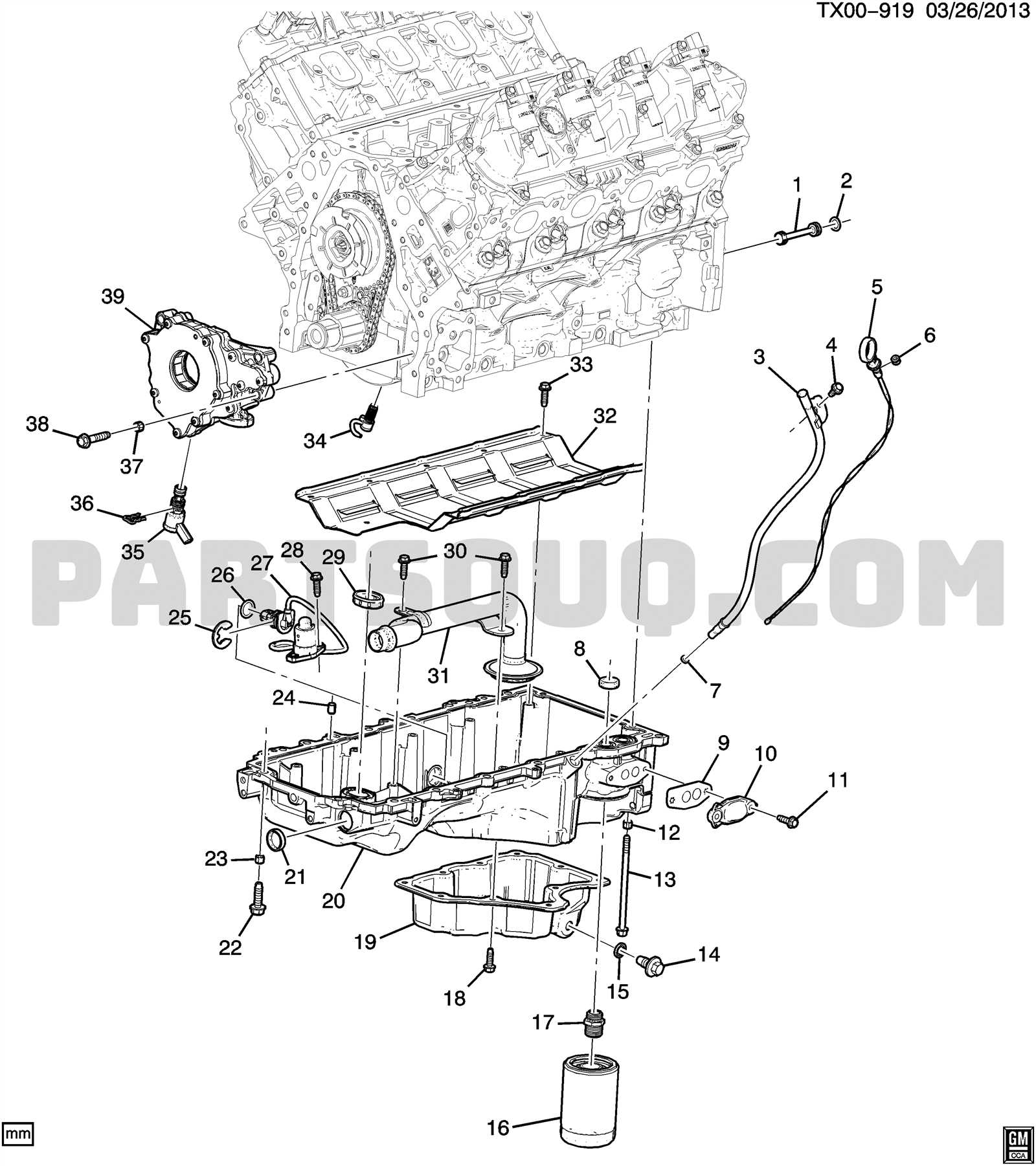 chevrolet silverado parts diagram