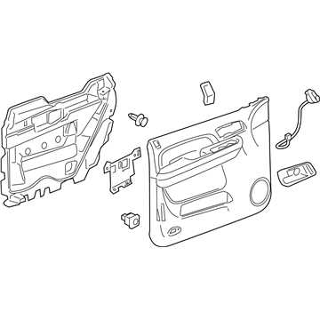 chevy silverado door parts diagram
