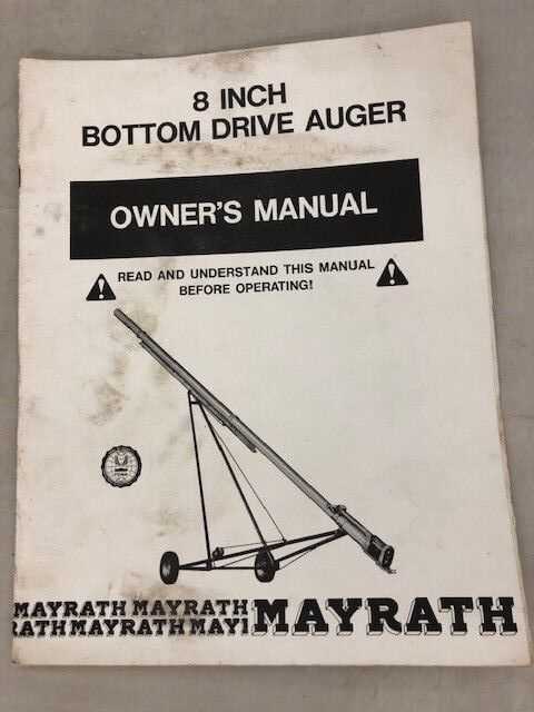 mayrath auger parts diagram