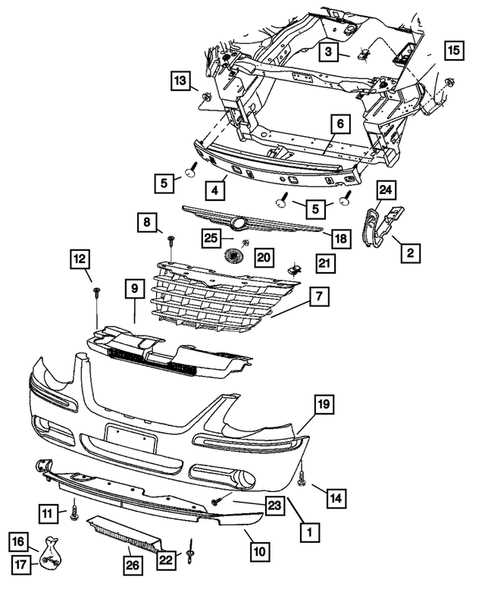 chrysler town and country parts diagram