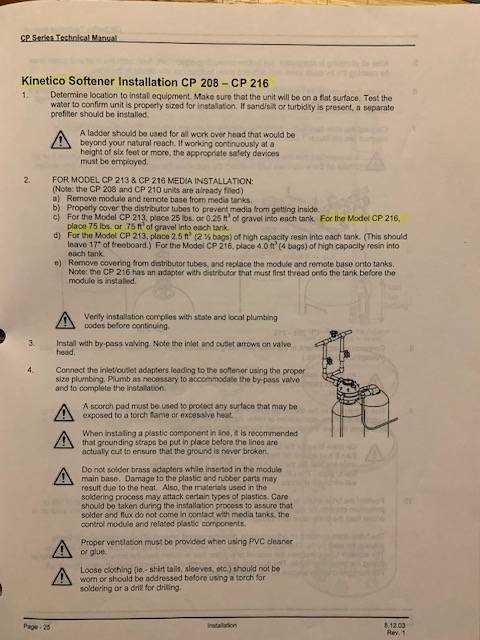 manual kinetico water softener parts diagram