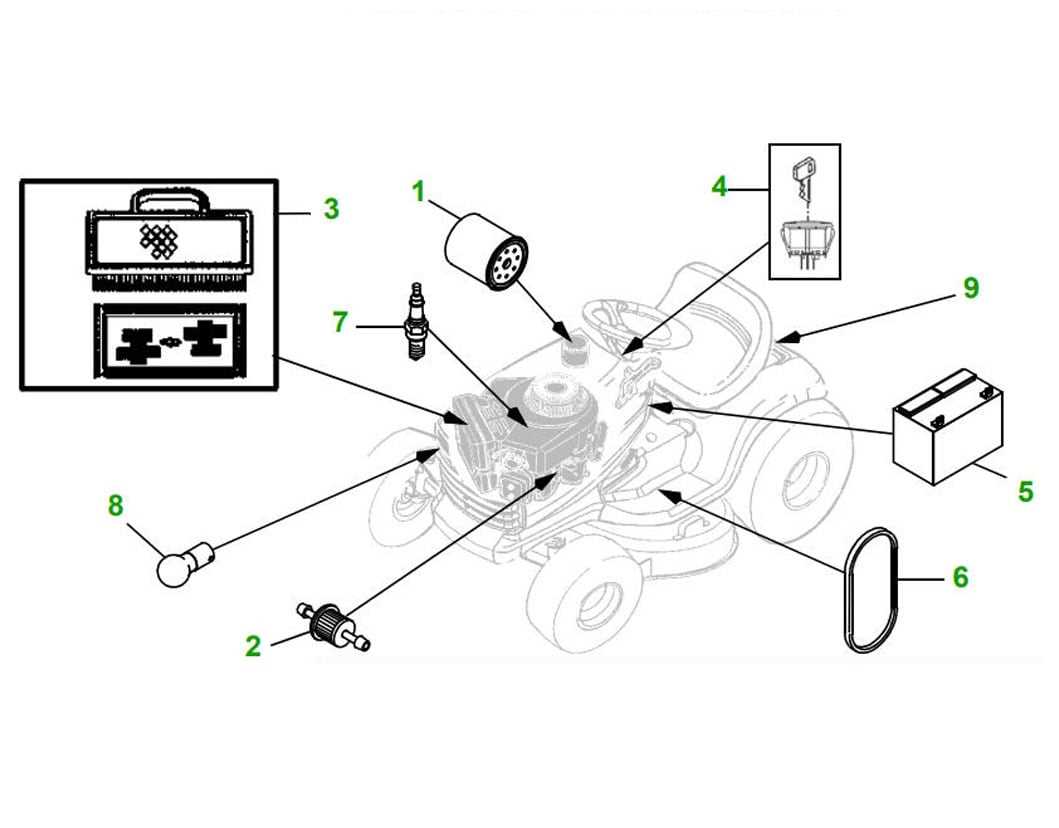 john deere l130 mower deck parts diagram