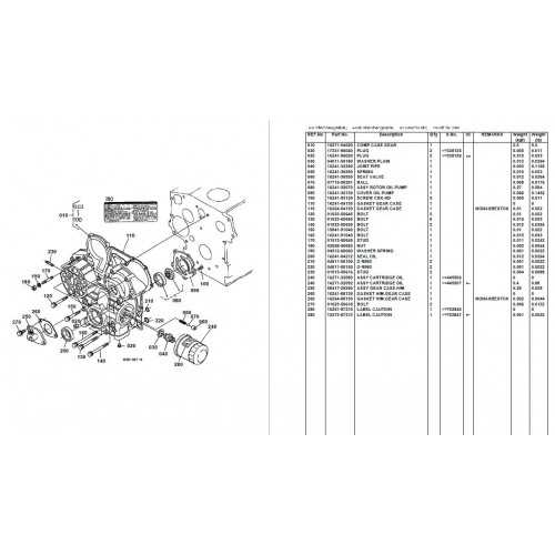 kubota parts diagram