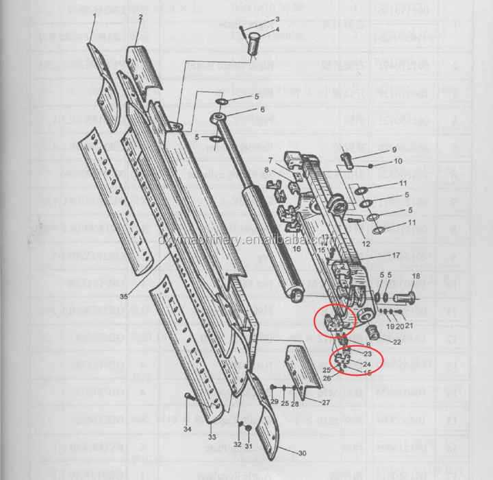 diagram grader parts name