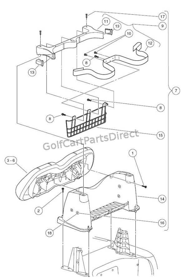 club cart parts diagram