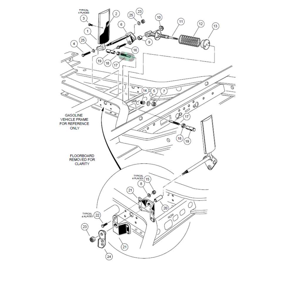 club car gas parts diagram