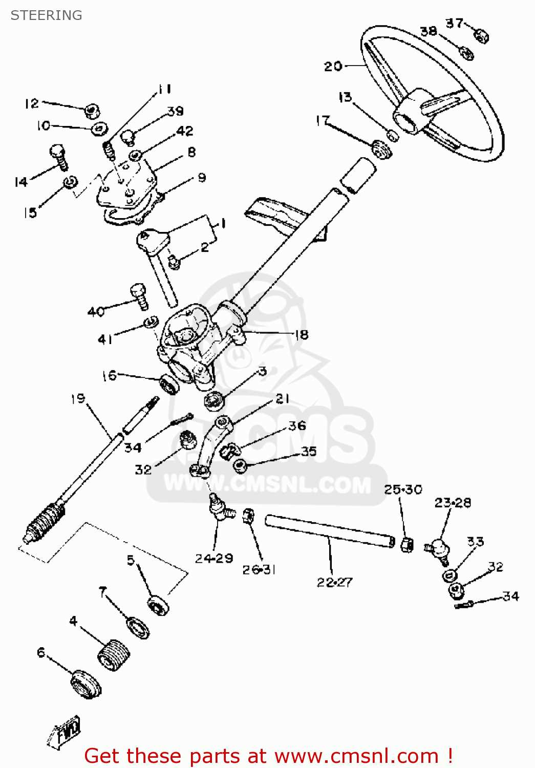 club car steering column parts diagram