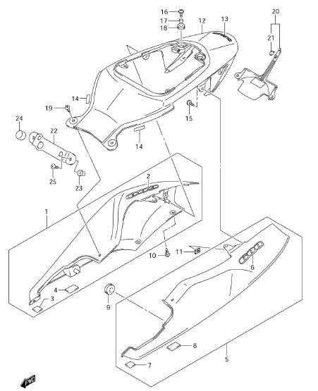 2007 gsxr 750 parts diagram