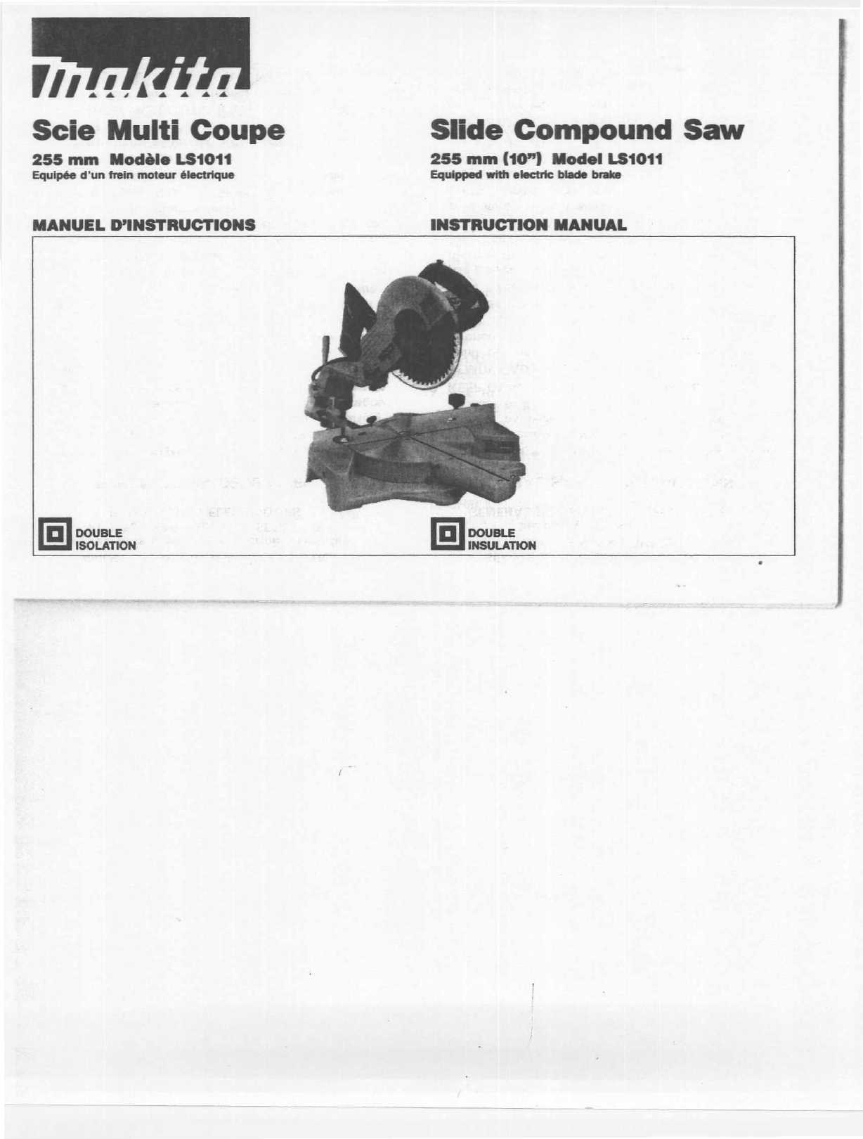 makita ls1011 parts diagram