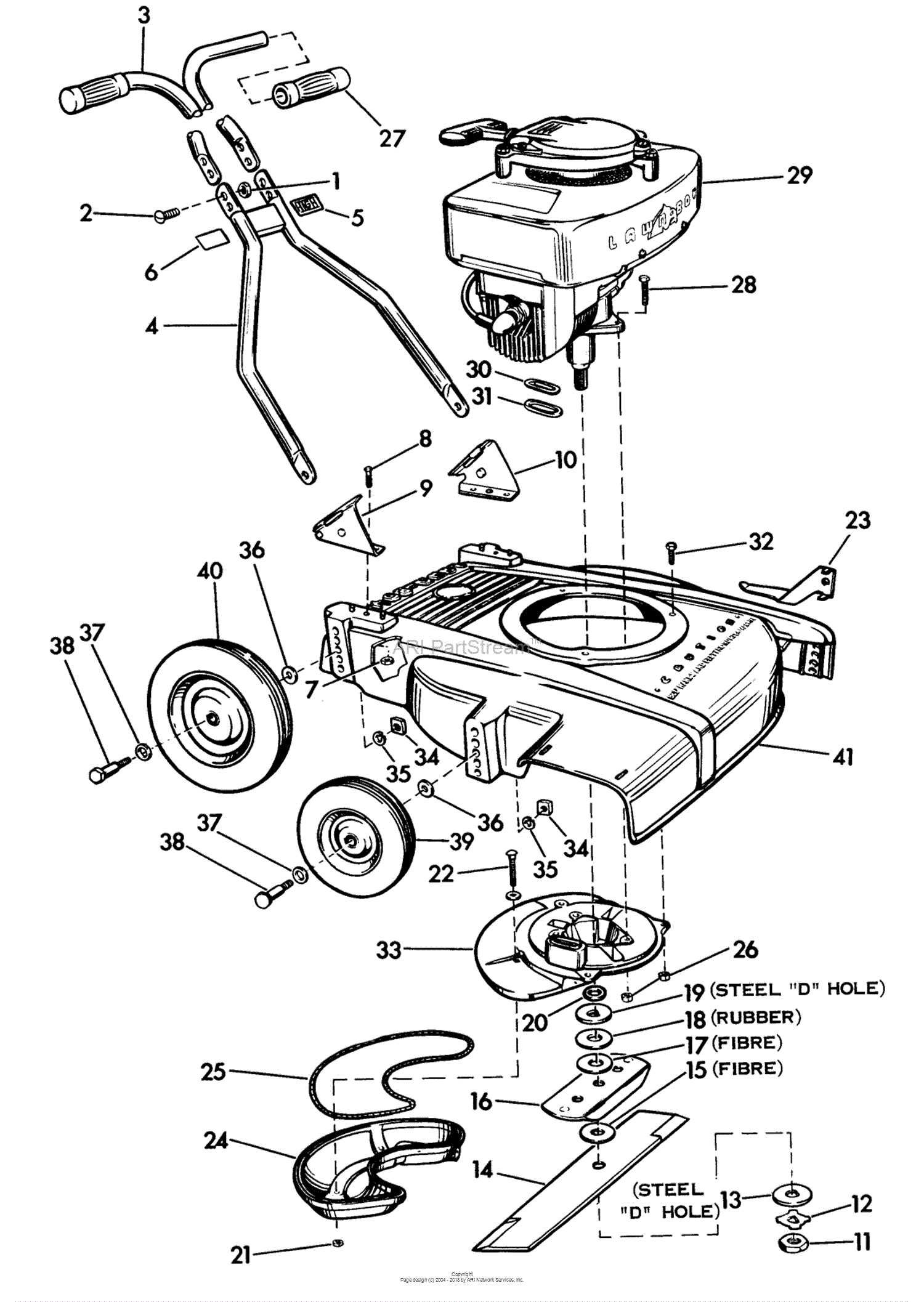 lawnboy parts diagram