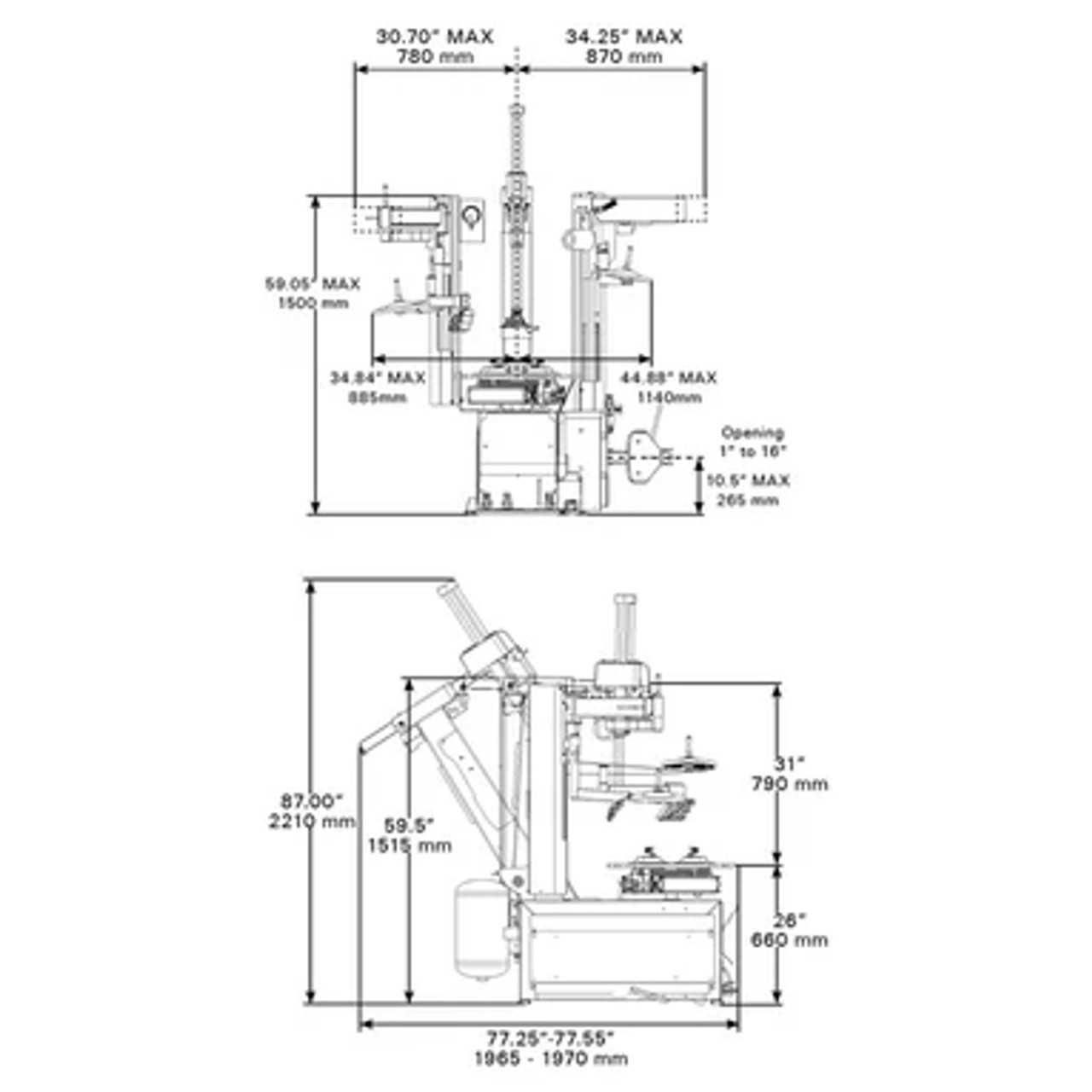 coats tire machine parts diagram