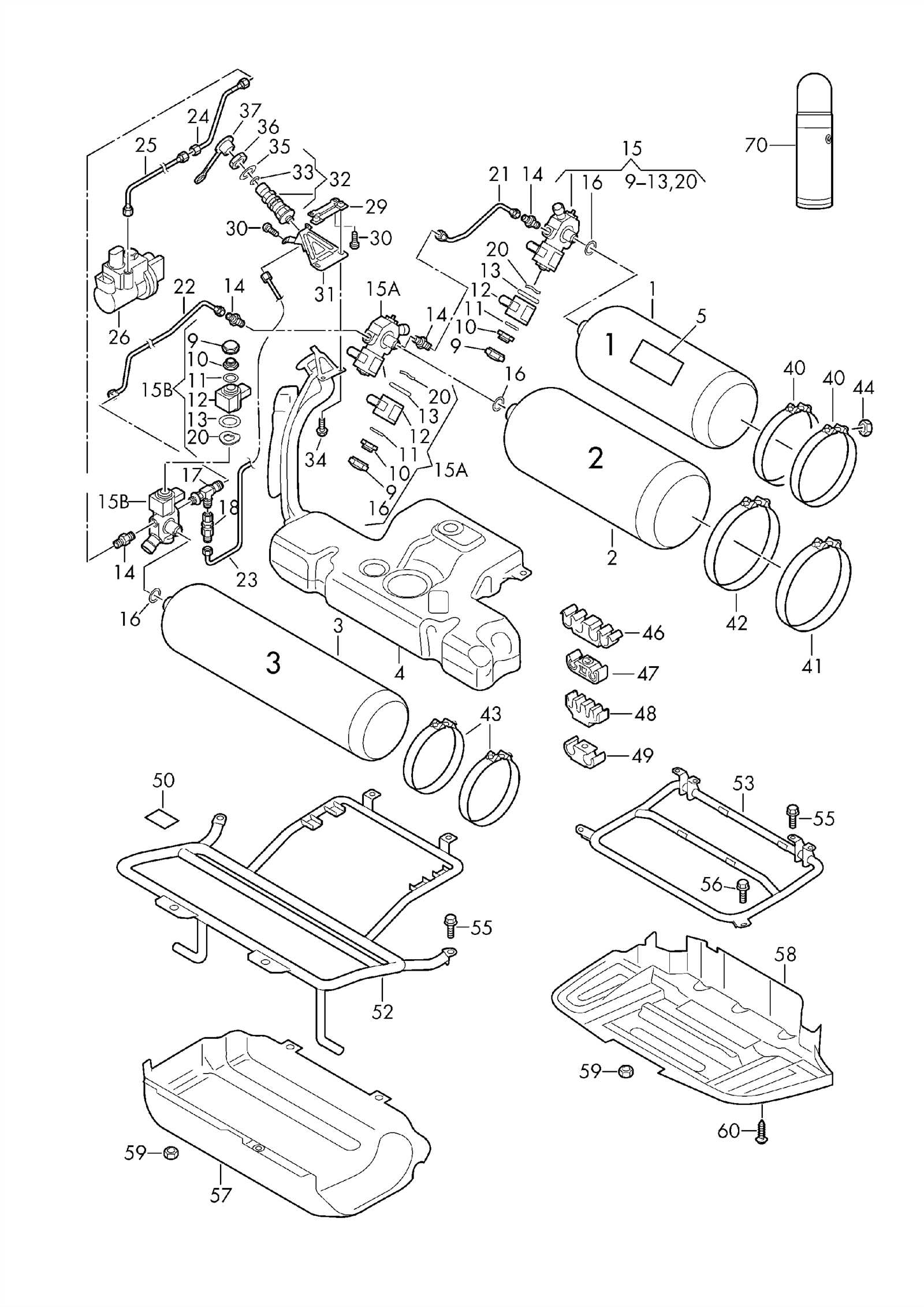 2014 vw passat parts diagram