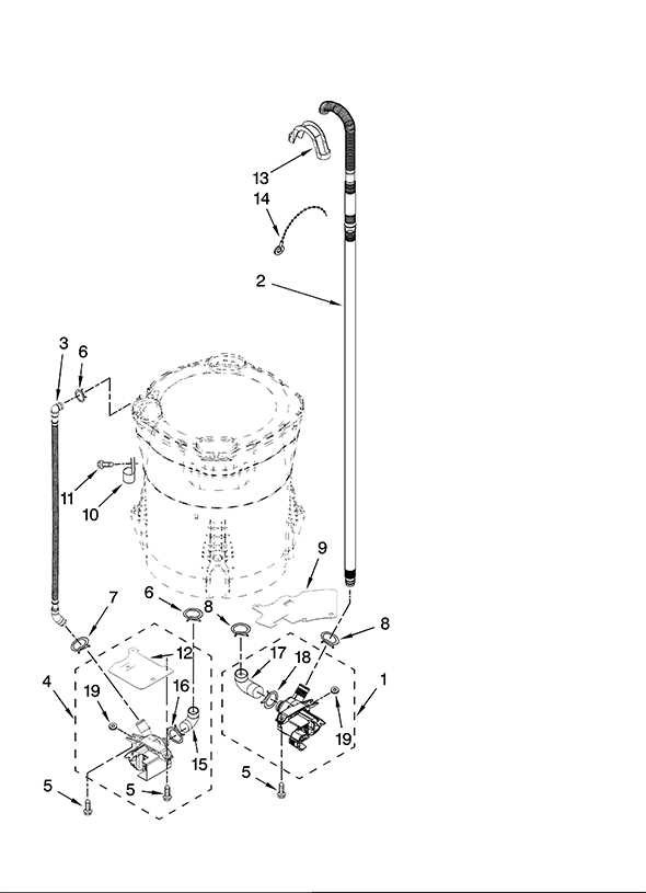 estate washer parts diagram