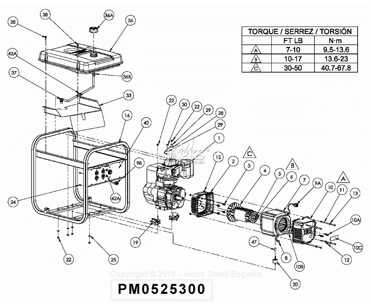 coleman 425 parts diagram