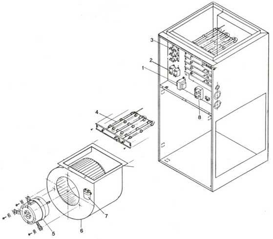 coleman furnace parts diagram