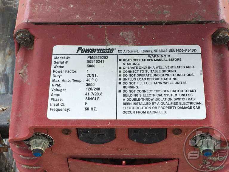 coleman powermate maxa 5000 er parts diagram