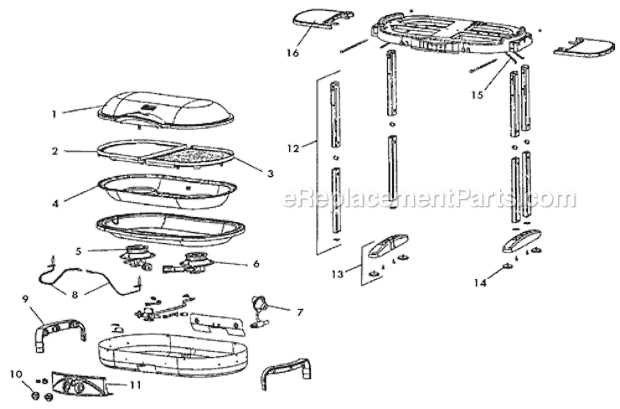 coleman roadtrip x cursion parts diagram