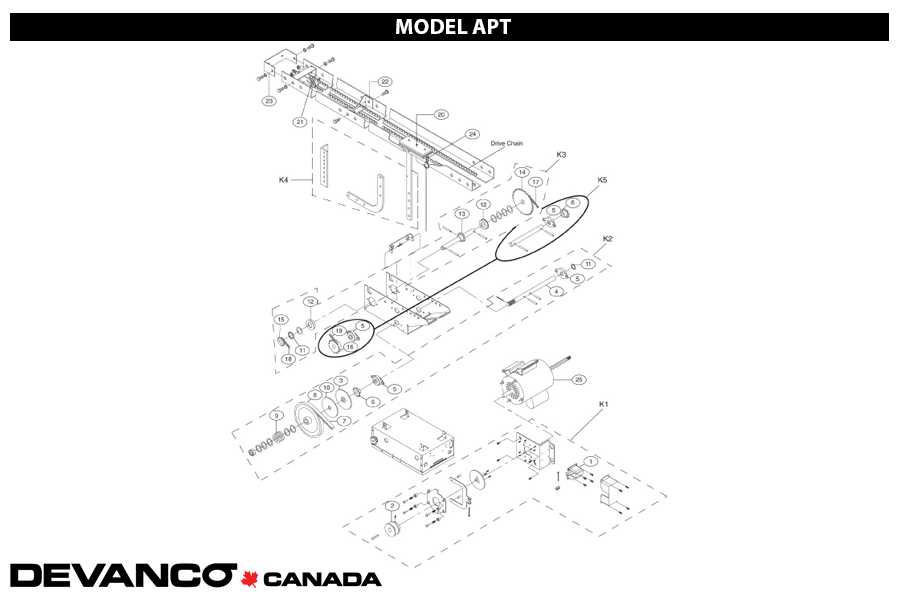 commercial door parts diagram