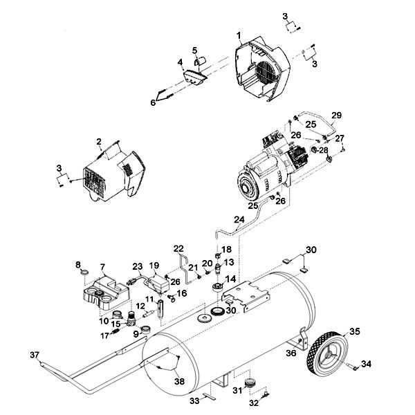 compressor diagram parts