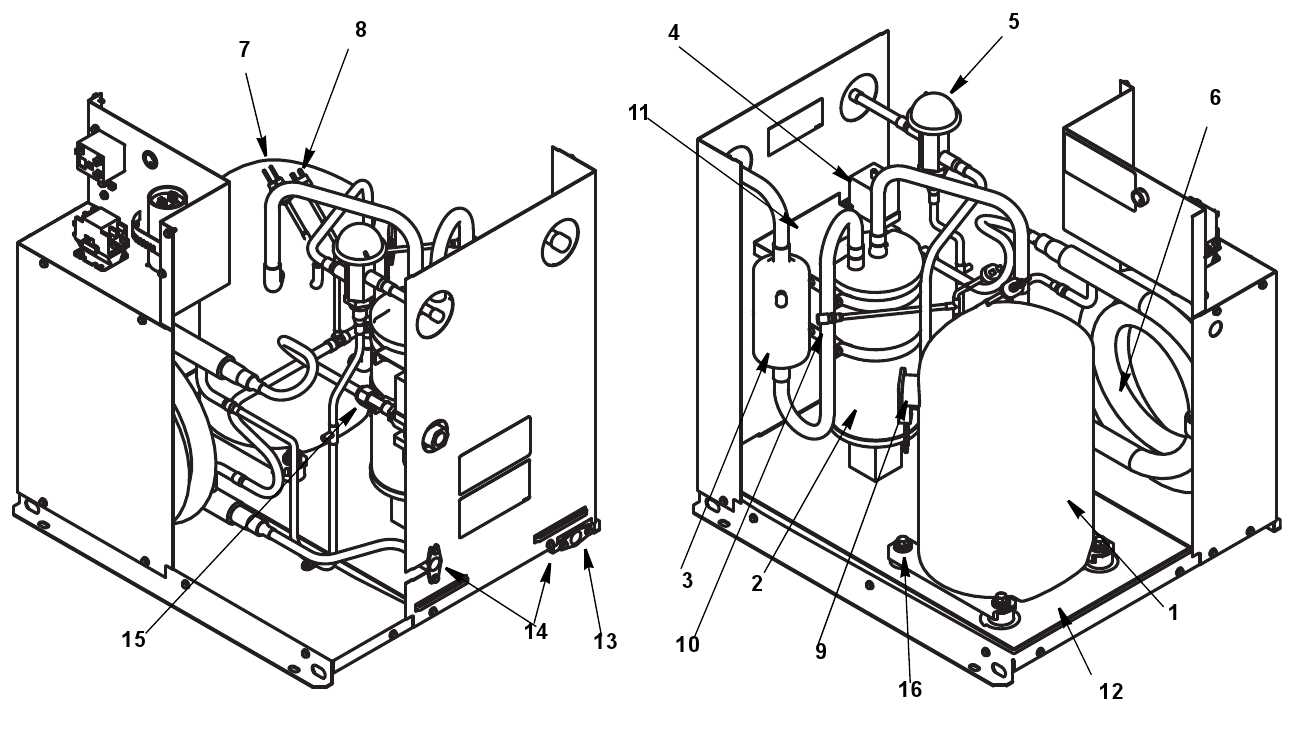 condenser unit parts diagram