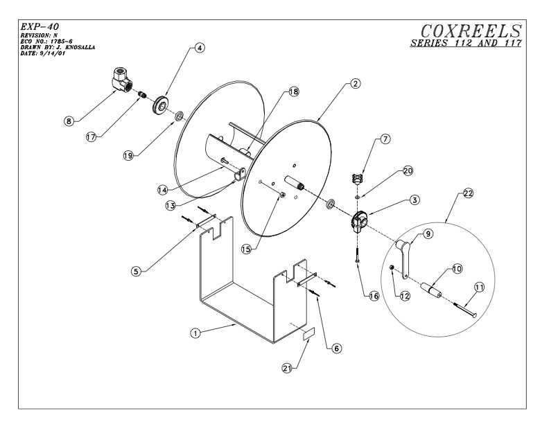 coxreels parts diagram