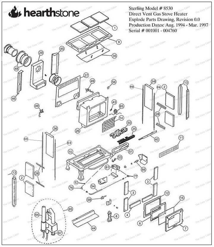 cozy wall heater parts diagram