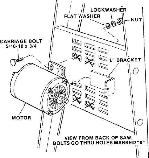 craftsman 12 inch band saw parts diagram