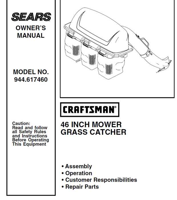 craftsman 46 inch mower deck parts diagram