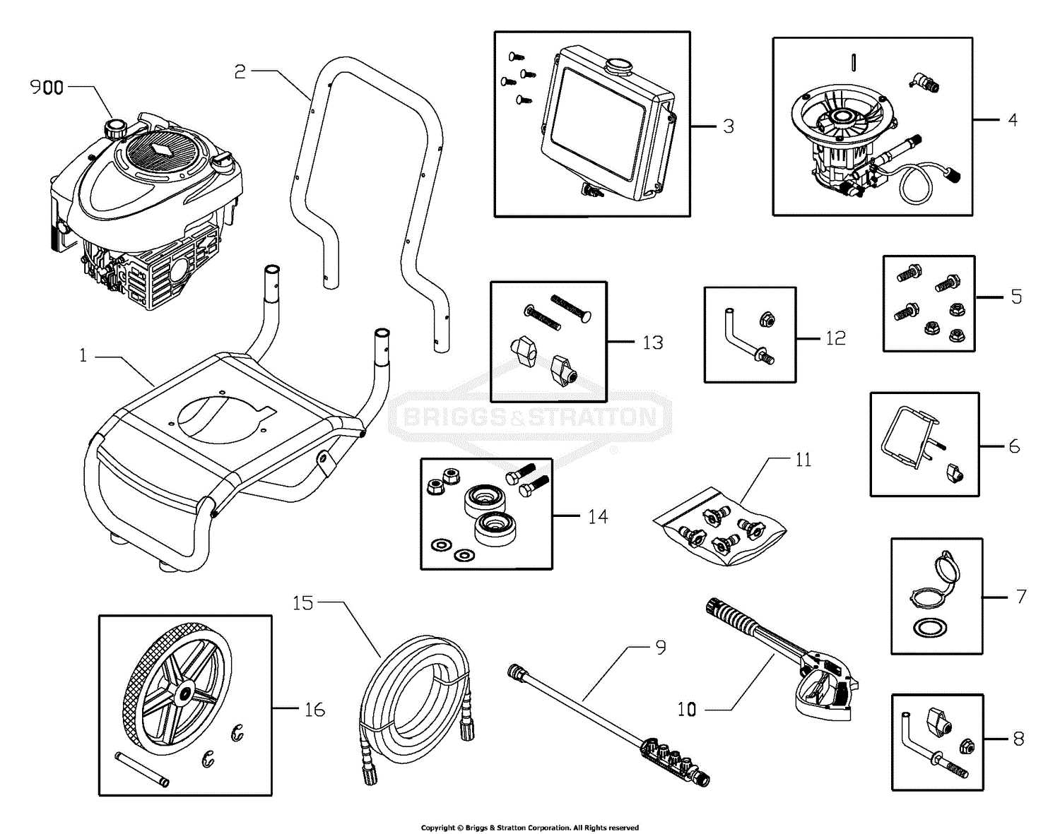 craftsman 6.75 lawn mower parts diagram