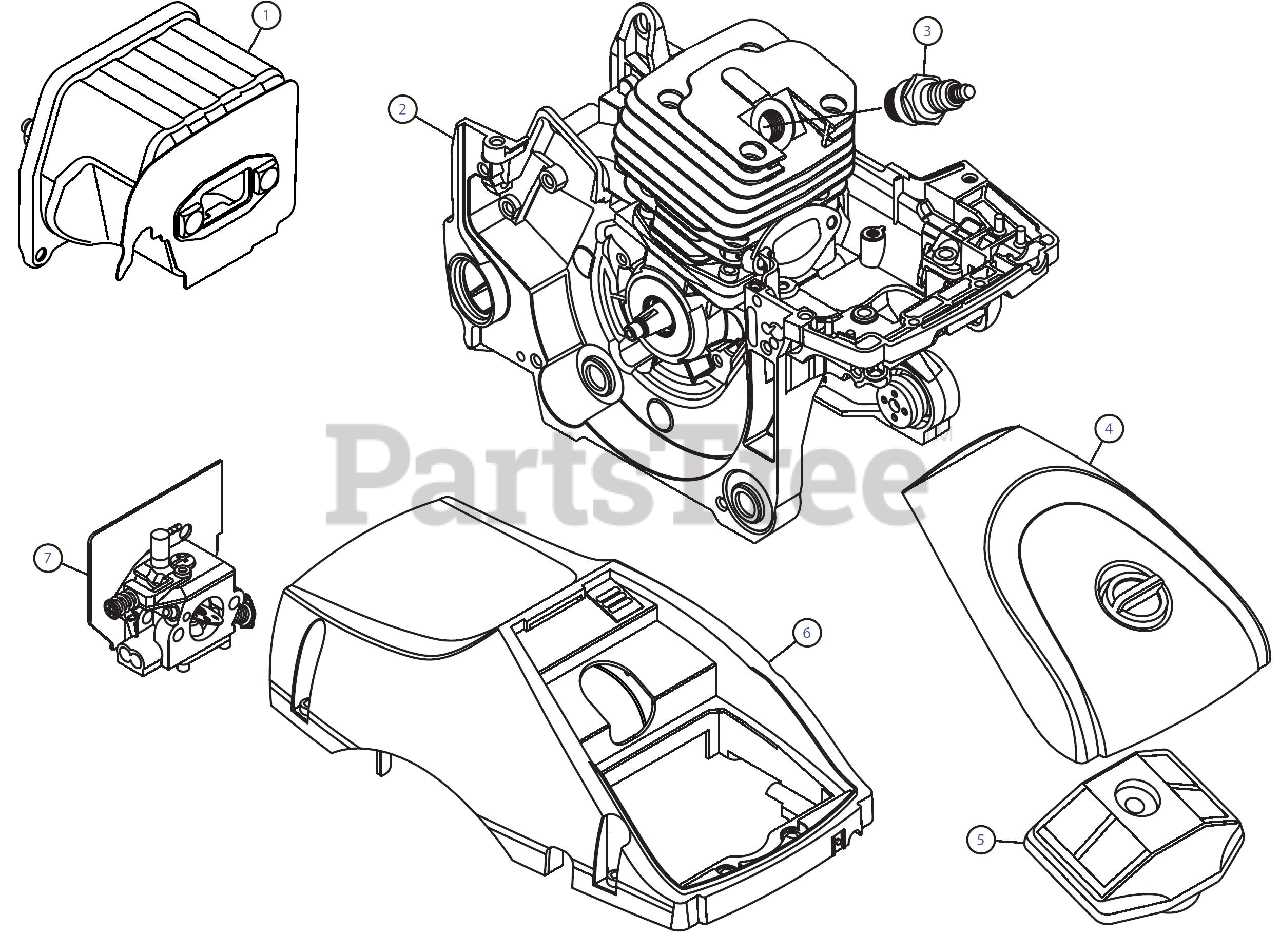 craftsman chainsaw parts diagram