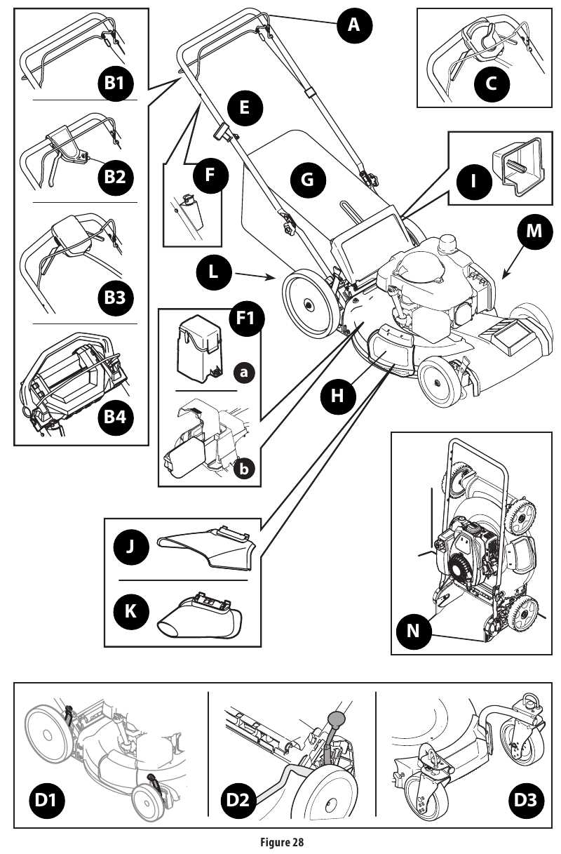 craftsman gold 6.75 lawn mower parts diagram