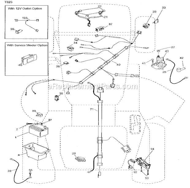 craftsman gt3000 steering parts diagram