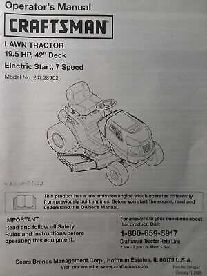 craftsman lawn mower engine parts diagram