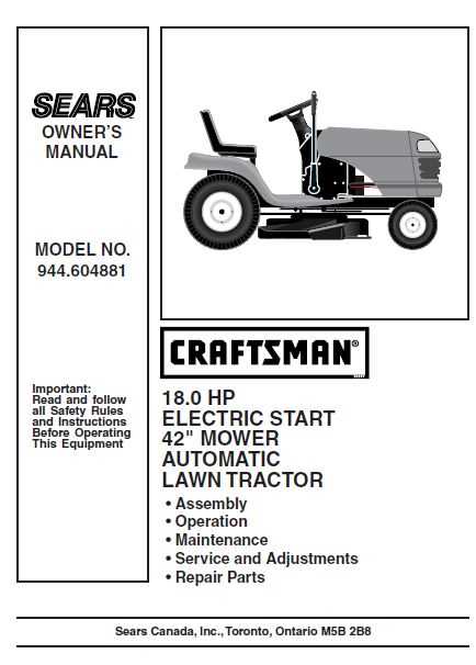 craftsman model 944 parts diagram