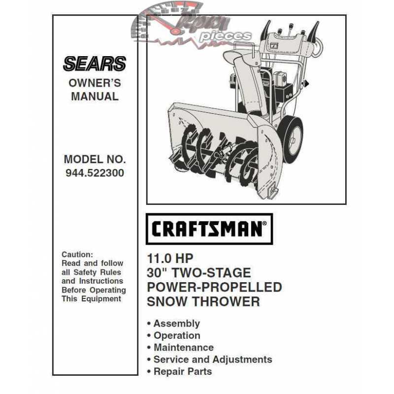 craftsman model 944 parts diagram