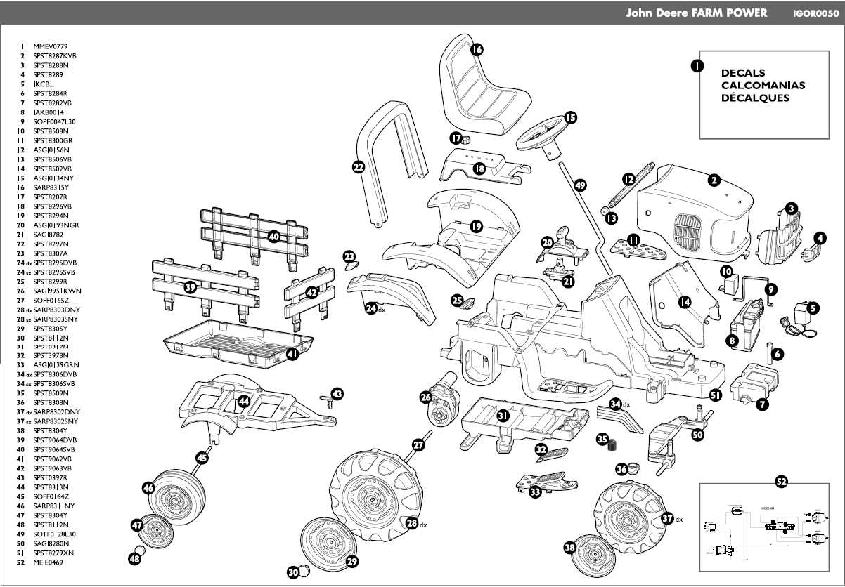 crazy cart parts diagram