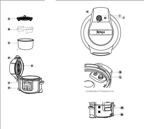 instant pot parts diagram