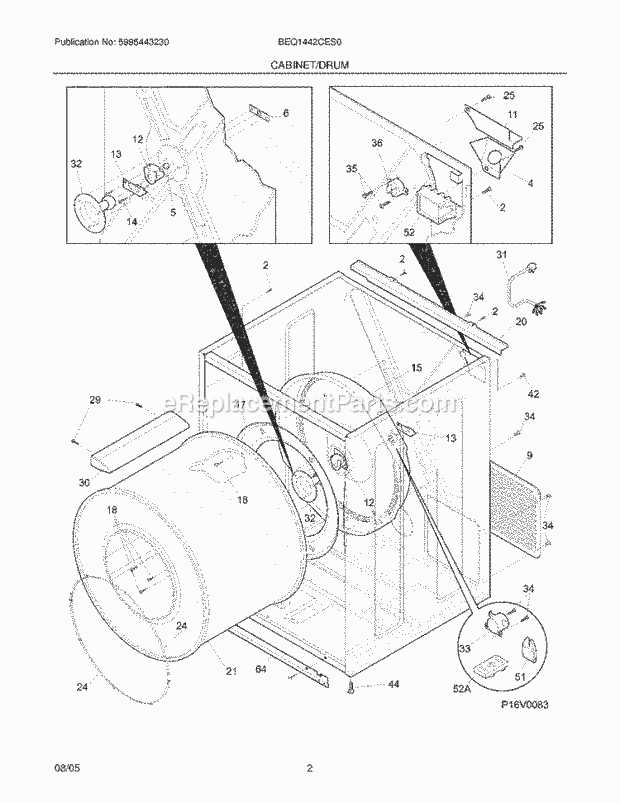 crosley dryer parts diagram