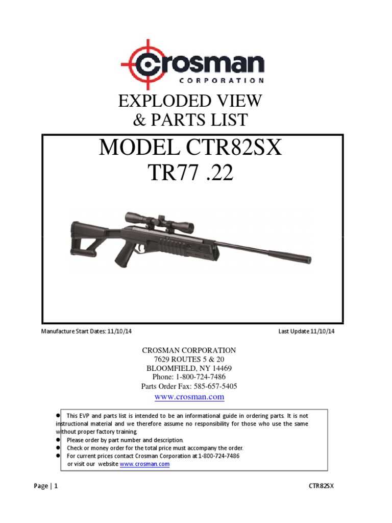 crosman 1077 parts diagram