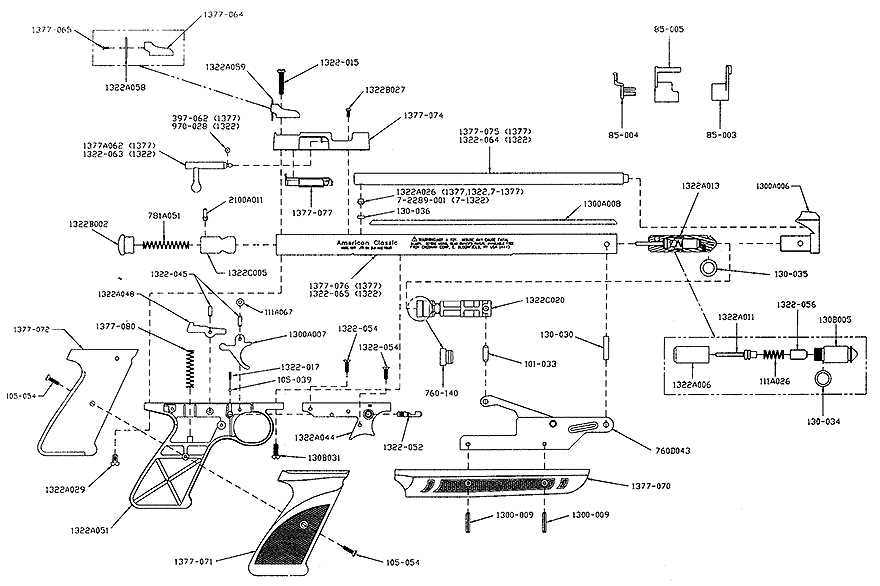 crosman 1077 parts diagram