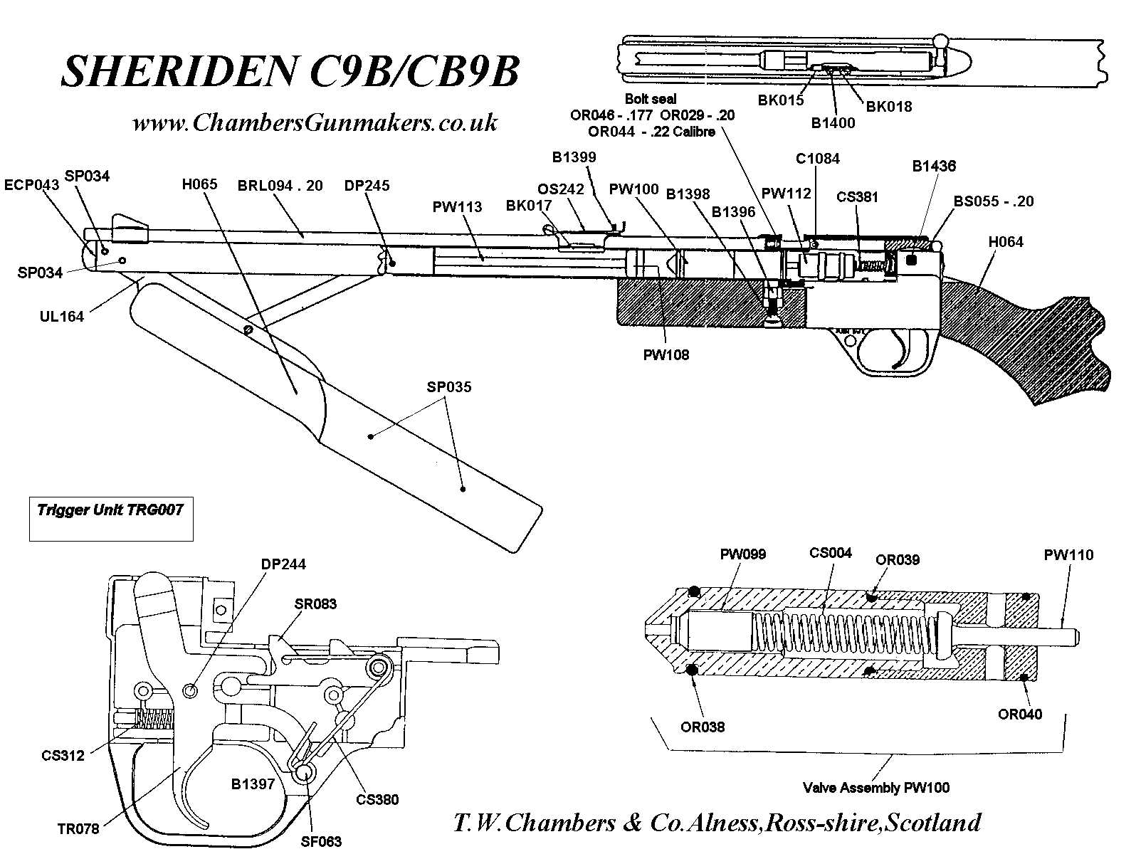 crosman 2100 parts diagram