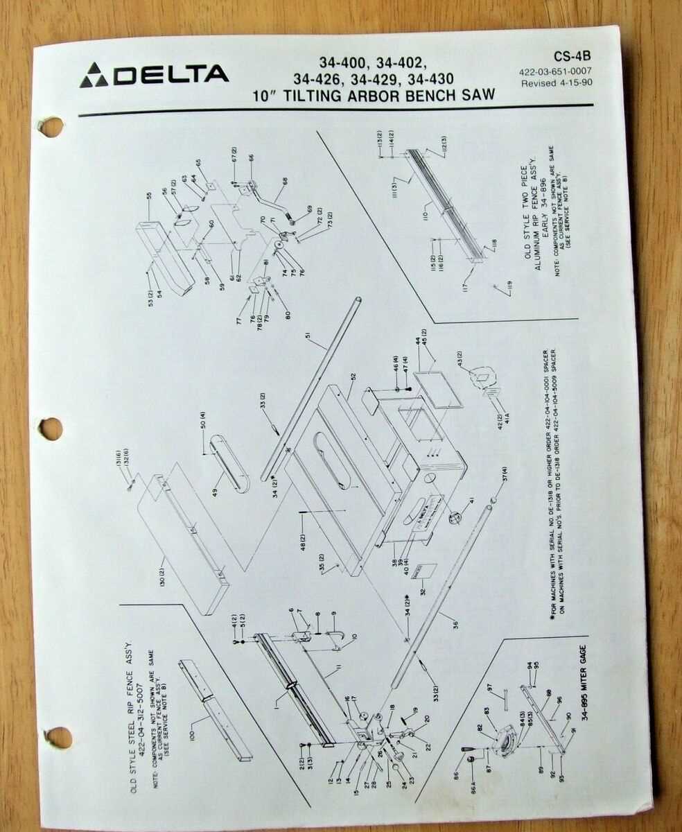 cs 400 parts diagram