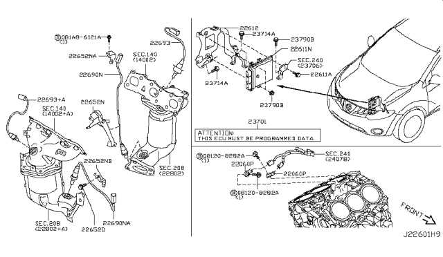 2011 nissan murano parts diagram