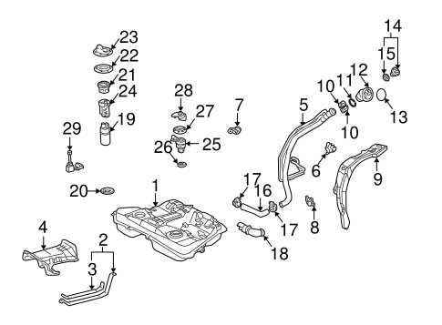 2005 toyota matrix parts diagram