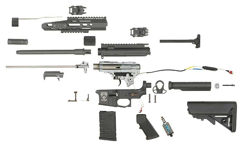 m4 airsoft gun parts diagram