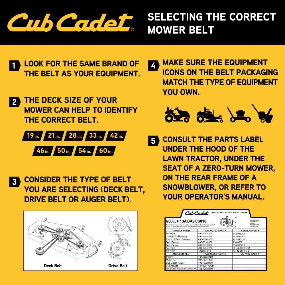 cub cadet 46 inch mower deck parts diagram