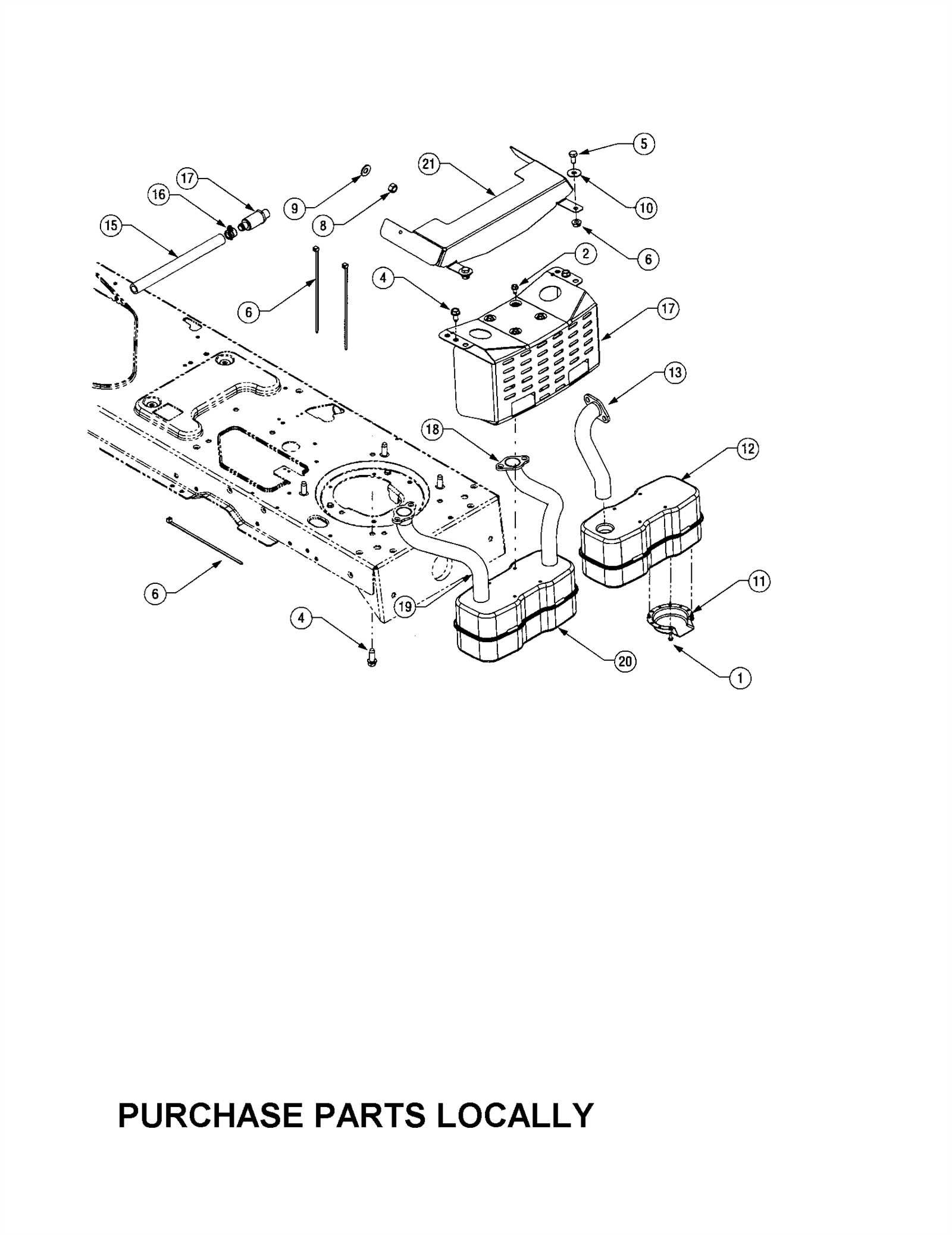 cub cadet lt1046 parts diagram