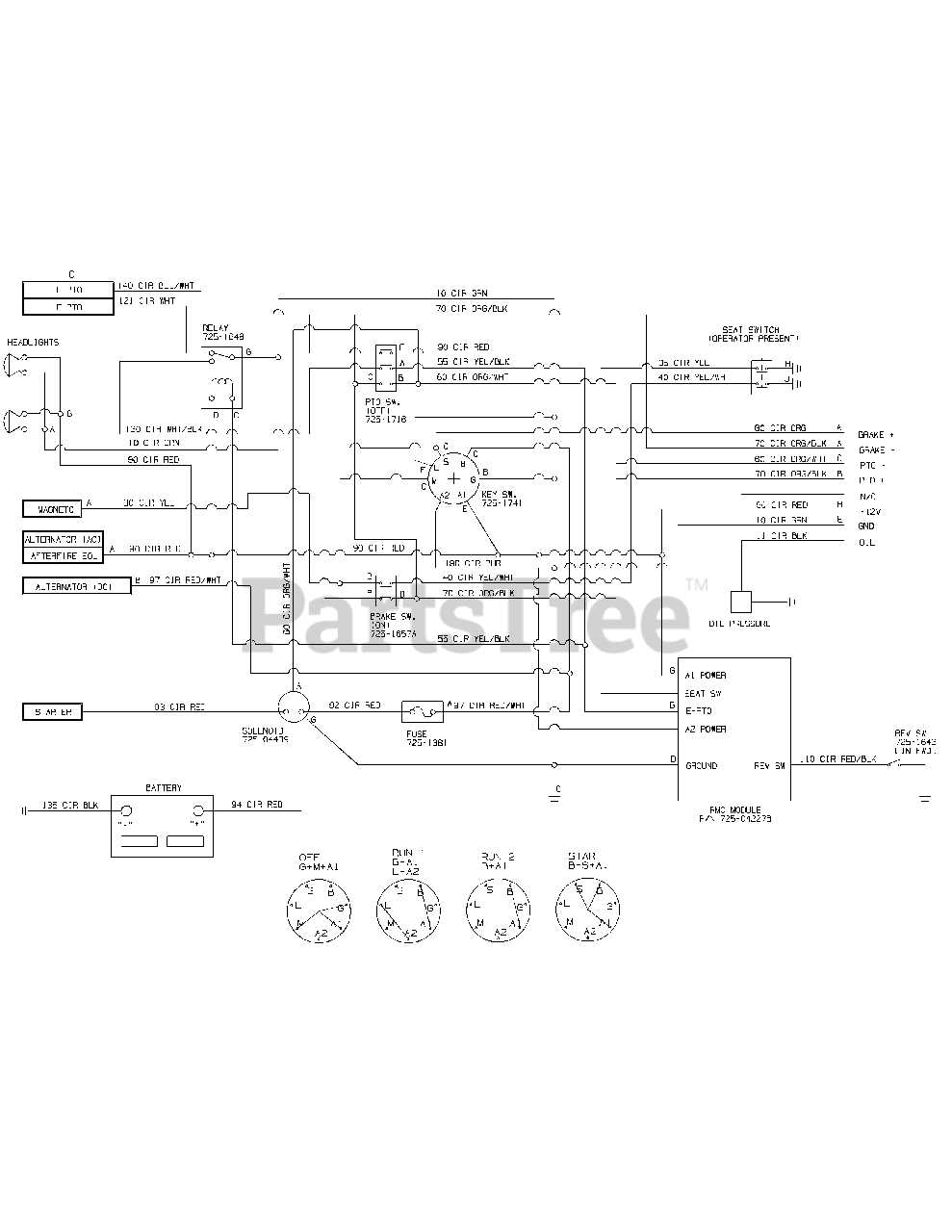 cub cadet ltx 1046 parts diagram